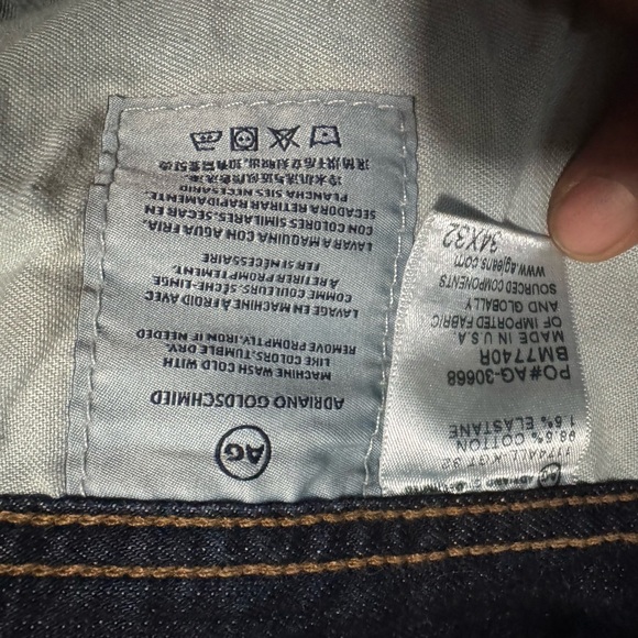 AG Adriano Goldschmied Dark Blue Men's Jeans - Picture 6 of 6